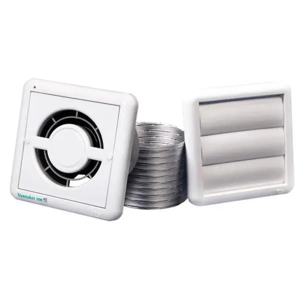 Exaustor Para Banheiro Ventokit C 80 NM Completo Westaflex