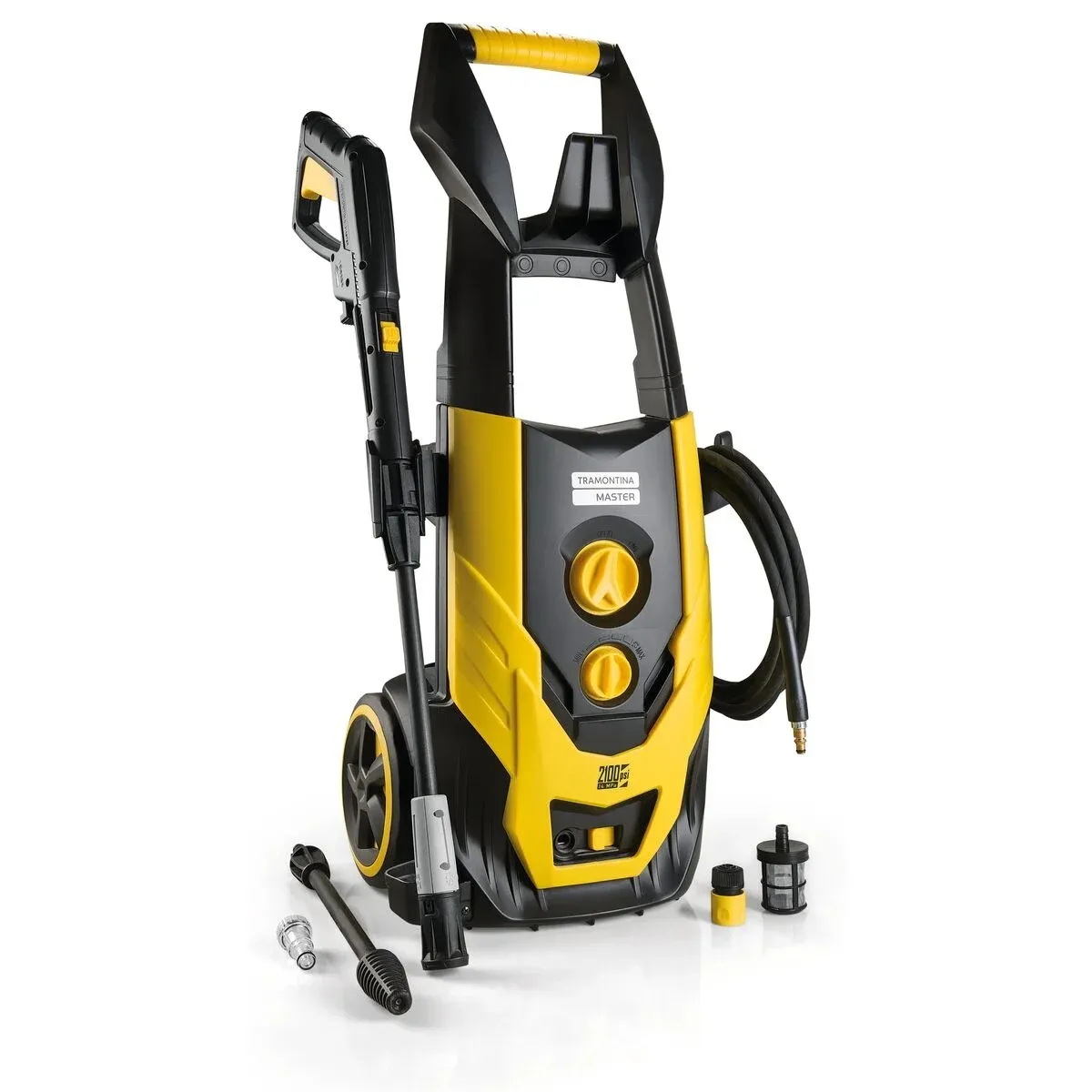 Lavadora De Alta Pressão 2100W 127V Tramontina Master C/Mangueira Alta Pressão 5M Jato Regulável 2100PSI