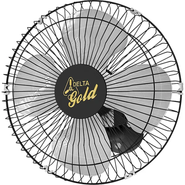 Ventilador De Parede Gold 50-cm Preto Bivolt Venti-delta